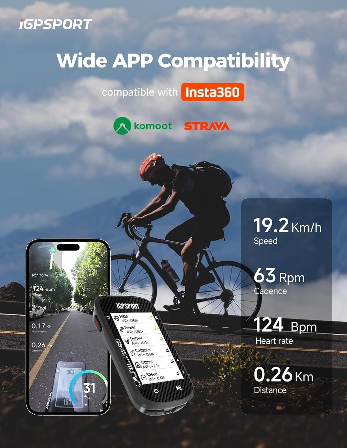 Gps ciclismo Igsport BSC 300