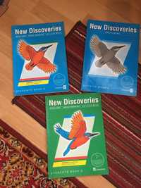 Zbiór książek do nauki języka angielskiego New Discoveries Longman