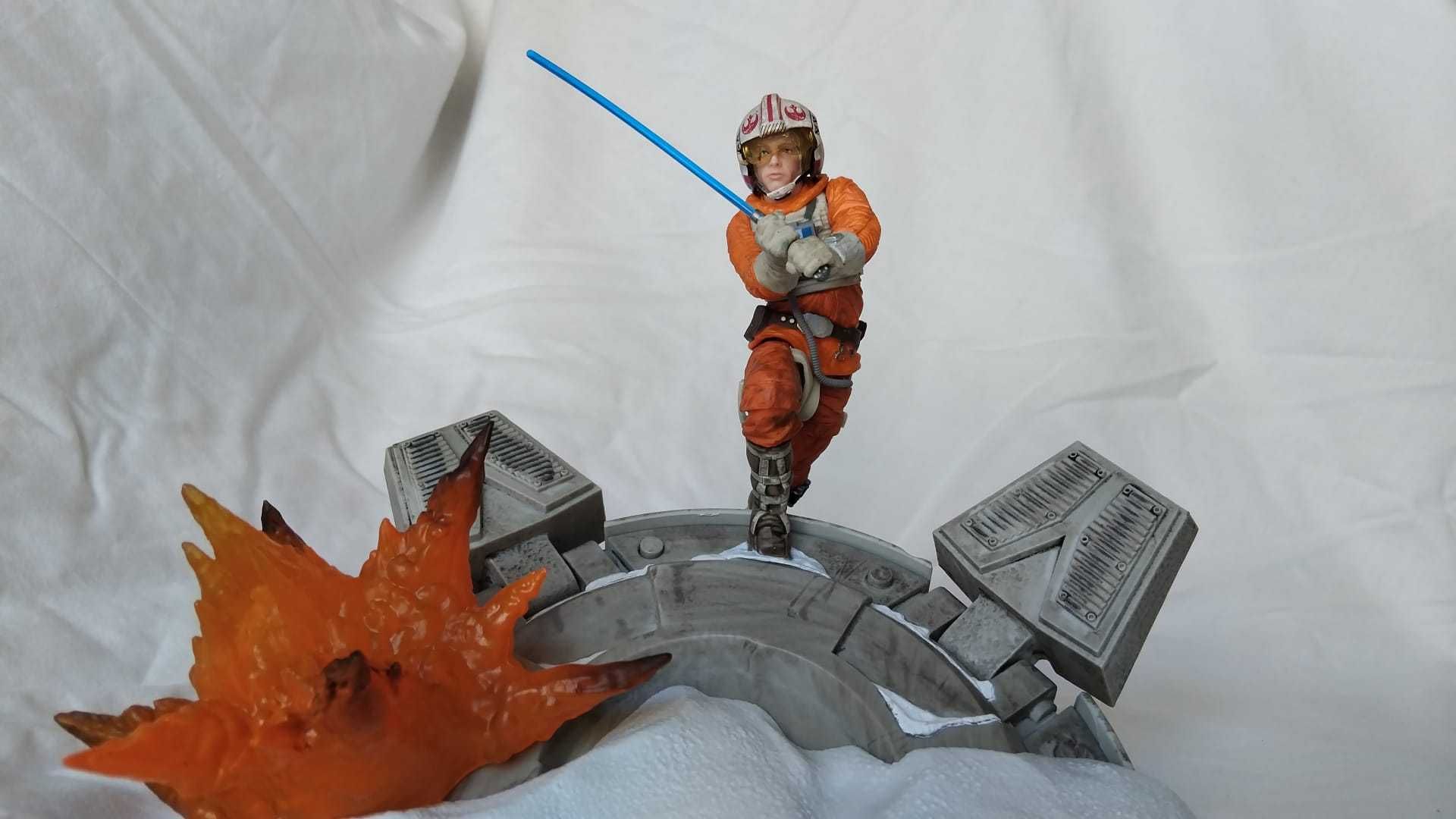 Figura Star Wars Black Series peça central LUKE SKYWALKER