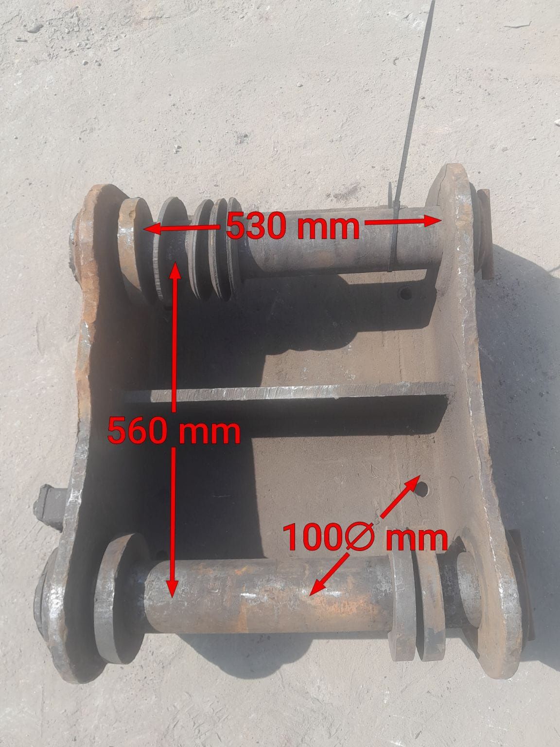 Plyta adaptacyjna do koparki fi100mm 100mm pod mlot 100 mm fi