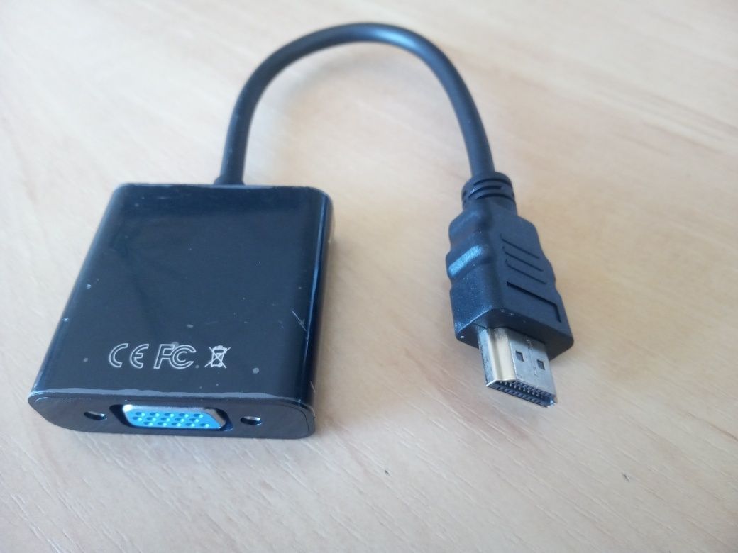 Перехідник HDMI VGA, конвертер hdmi vga, адаптер hdmi vga