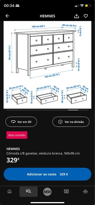 Aparador quarto/sala