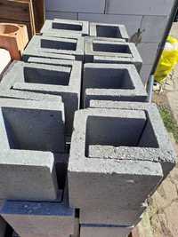 kształtki wieńcowe betonowe  24x24x24 3zł/szt.