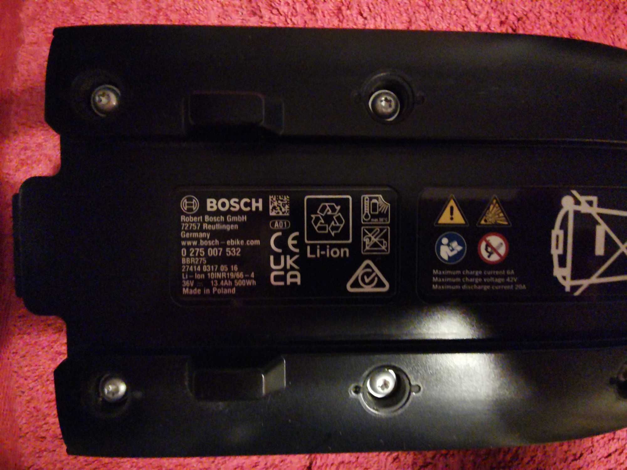 Akumulator Bateria BOSCH Powerpack 500 Wh na bagażnik