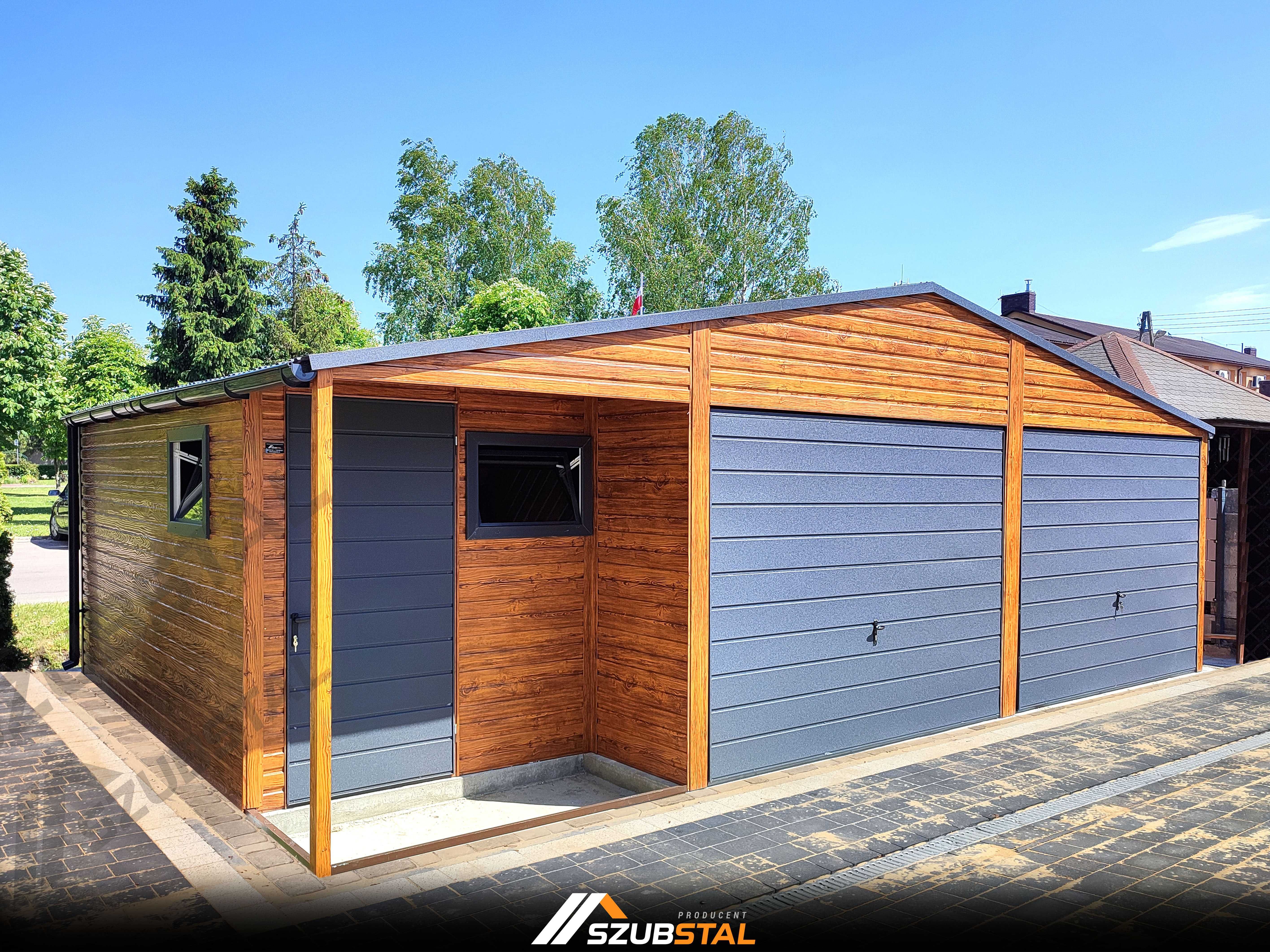 Garaż blaszany 4x5 4x6 6x5 6x5,80 6x6 8x6 9x5 9x6 PRODUCENT Premium