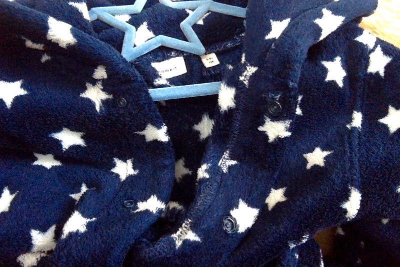 Szlafrok polarowy Name It na 5 - 6 lat 116 cm.