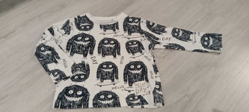 T-shirt chłopięcy z długim rękawem cool club rozm 92cm