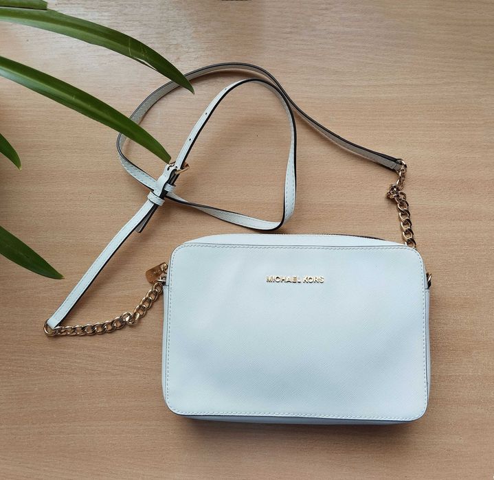 Женская кожаная сумка Michael Kors jet set