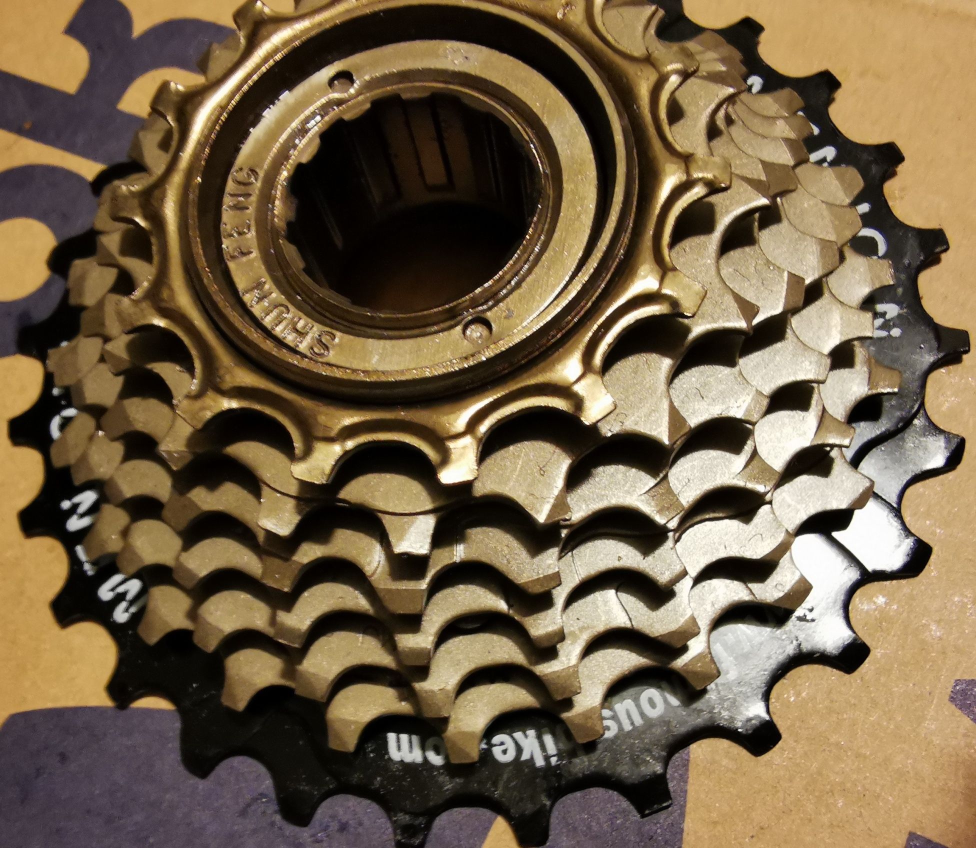 Wolnobieg 7-rzędowy pod system Shimano + łańcuch