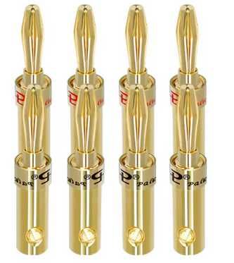 Коннекторы бананы для Акустических систем, кабеля Pailiccs оригинал