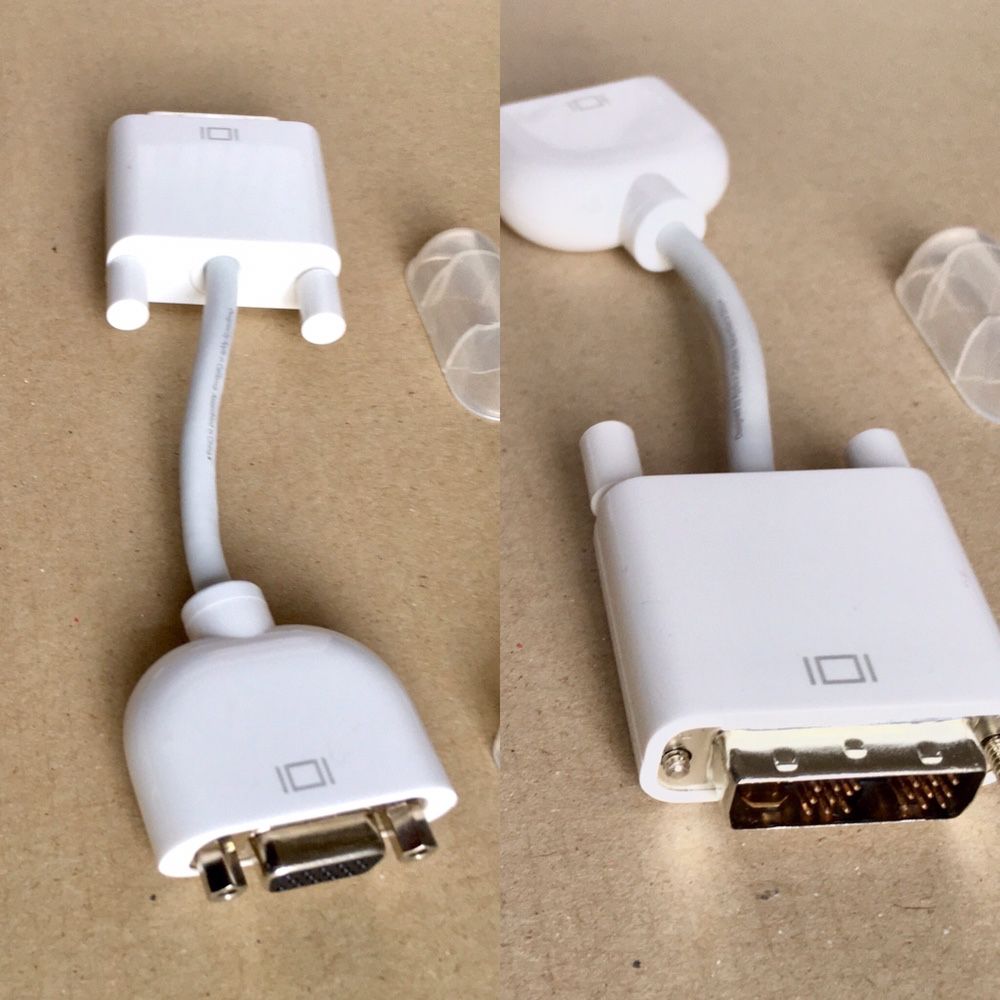 Przejściówka Macintosh Apple VGA - DVI, nowa!