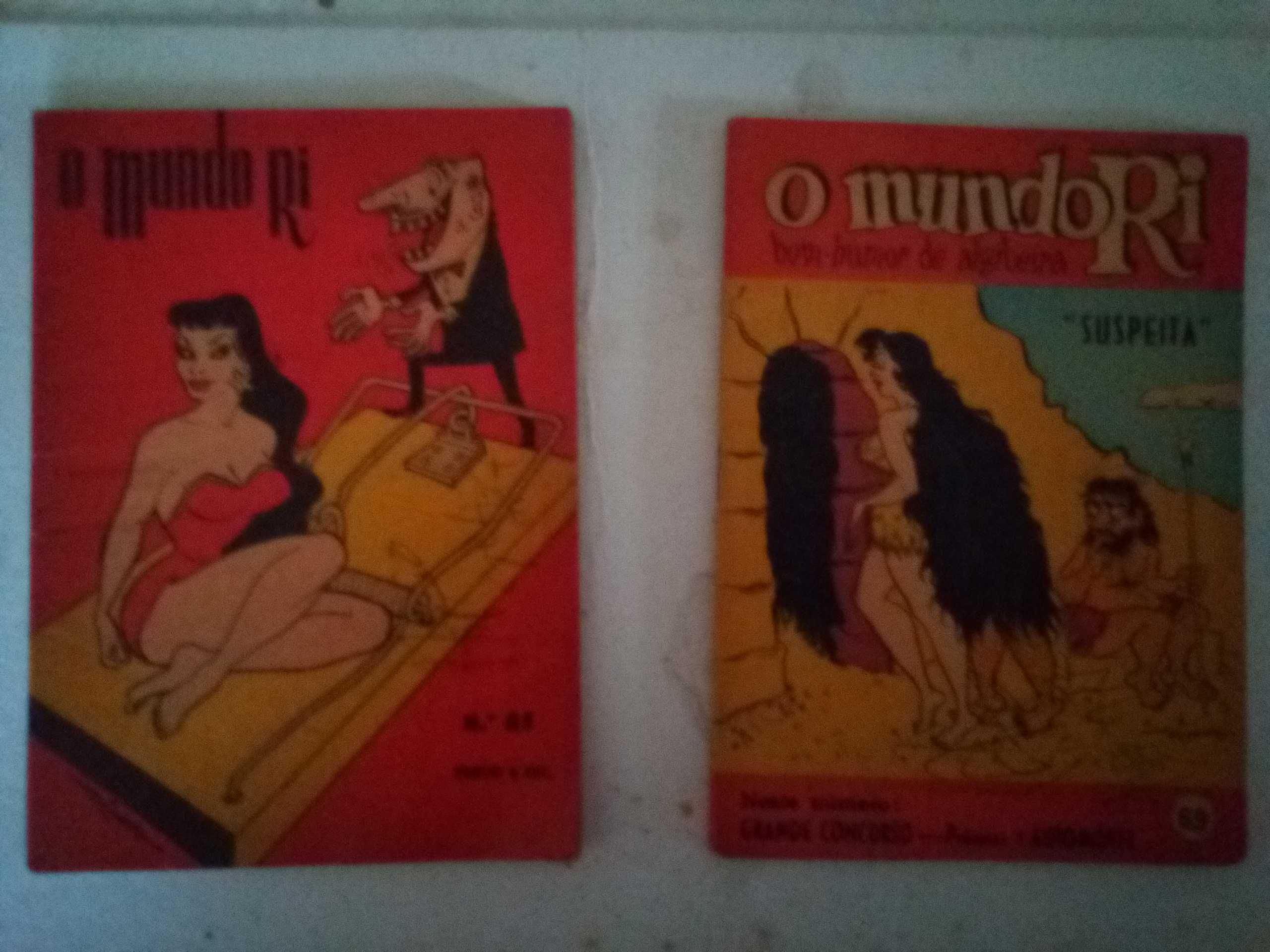 revistas antigas dos anos 50/60/70 cómico/erótico vilhena etc