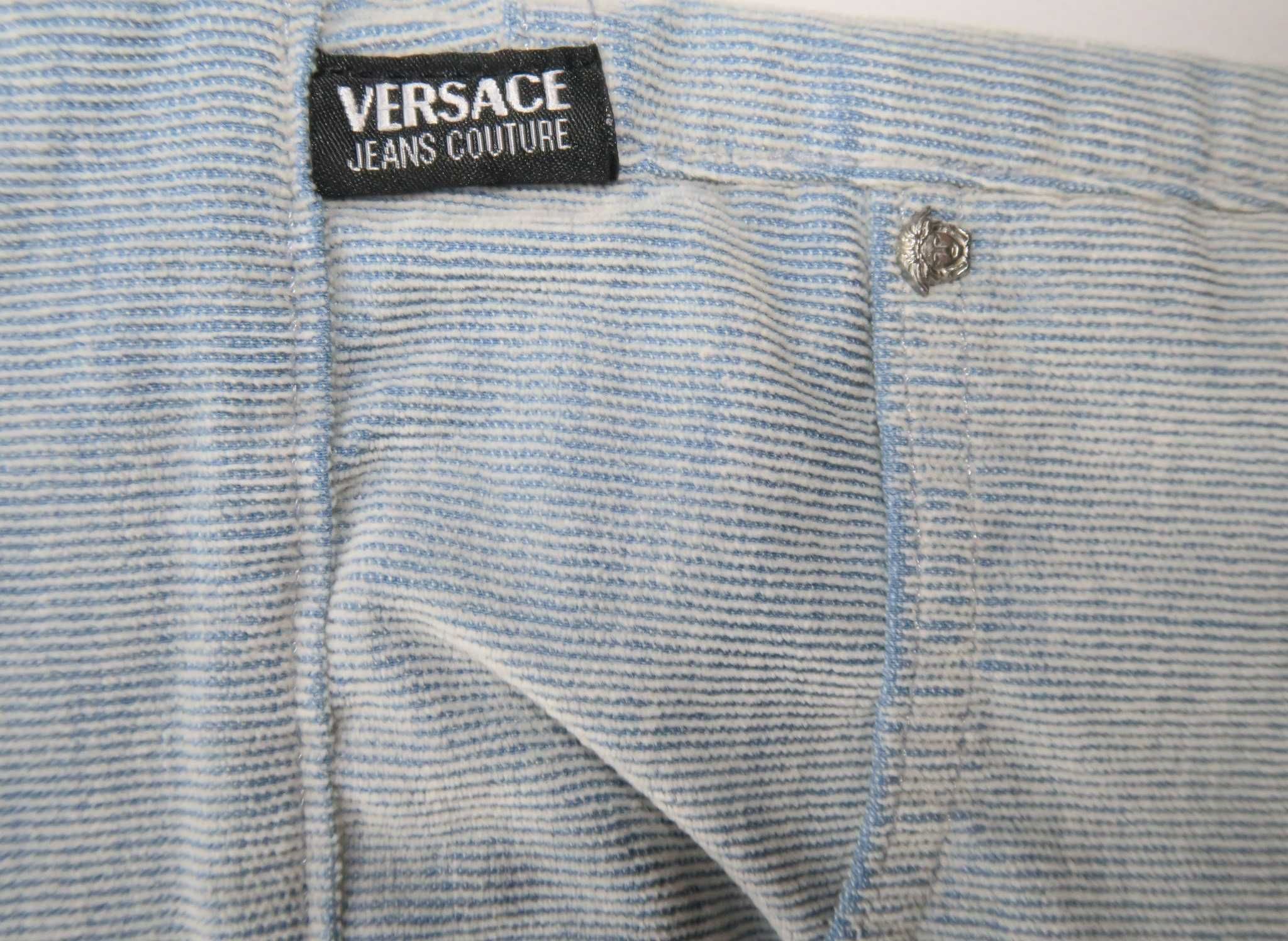 Versace Jeans Couture spodnie sztruksowe y2k  28/42