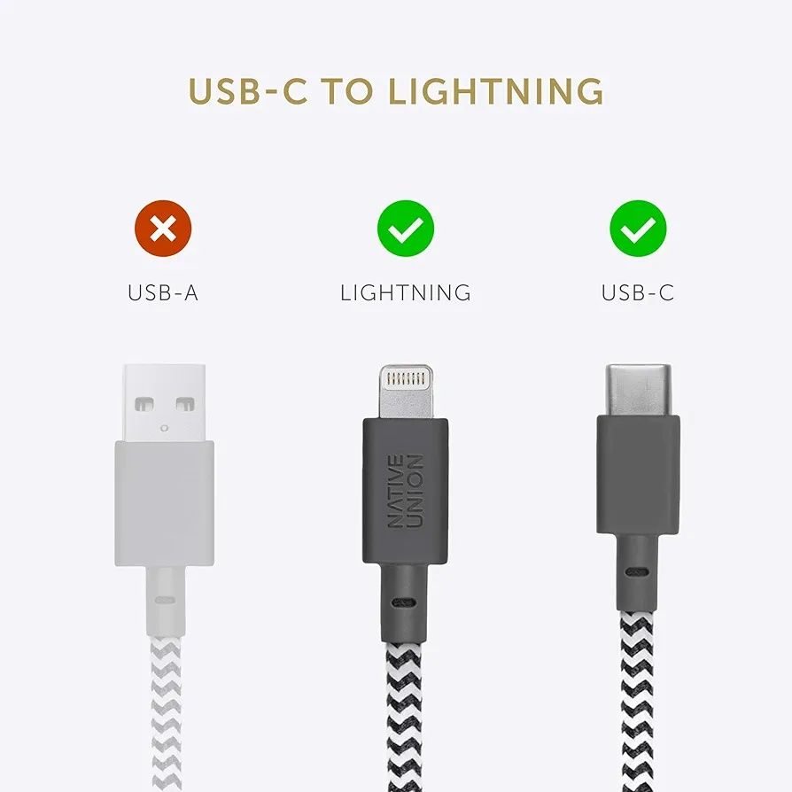 Kabel Native Union z USB-C na Lightning N109