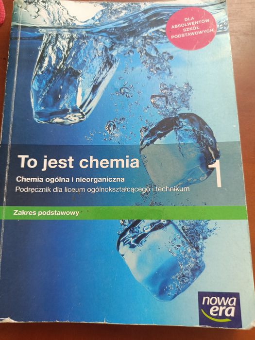 To jest chemia 1 zakres podstawowy