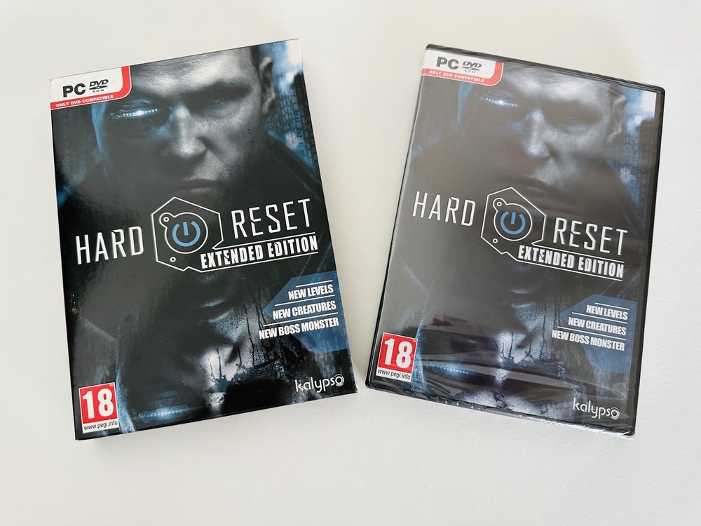 Jogo PC DVD Hard Reset Extended Edition NOVO com caixa