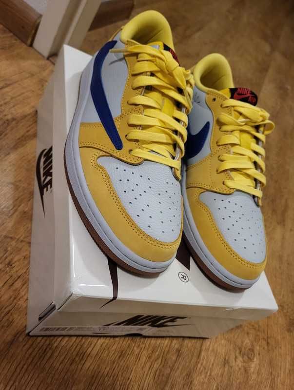 Jordan 1 Retro Low OG SP Travis Scott Canary R.41