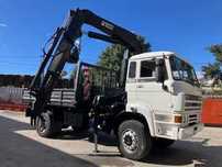Camião 4x4 DAF C/grua e báscula