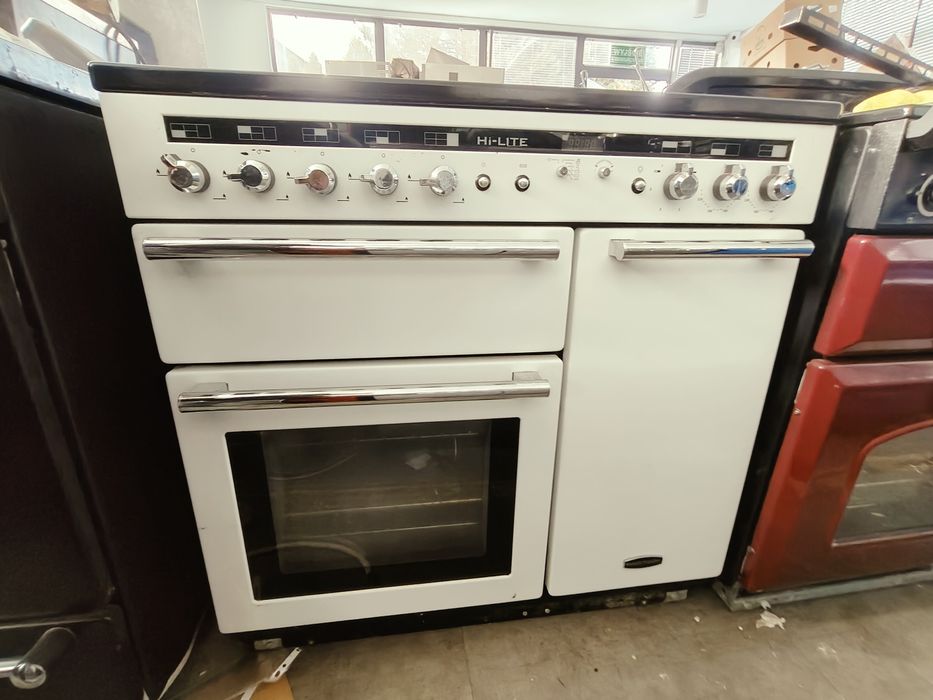 Kuchnia biała Falcon 90 cm  piekarnik grill gwarancja i 60 innych