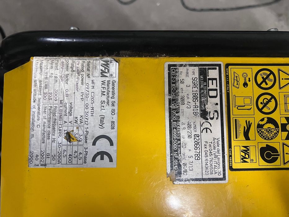 Генератор з зварювальним апаратом Honda