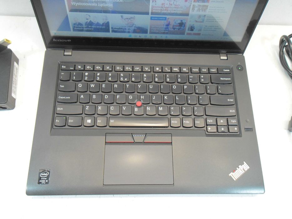 Dotykowy ekran Laptop Lenovo Thinkpad T450 i5/16GB/SSD256/W11 FV23%