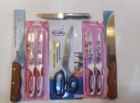 Набір кухонних ножів та ножниці