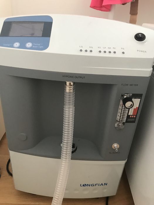 Gerador de altitude com máscara, saco e todos os acessórios de treino