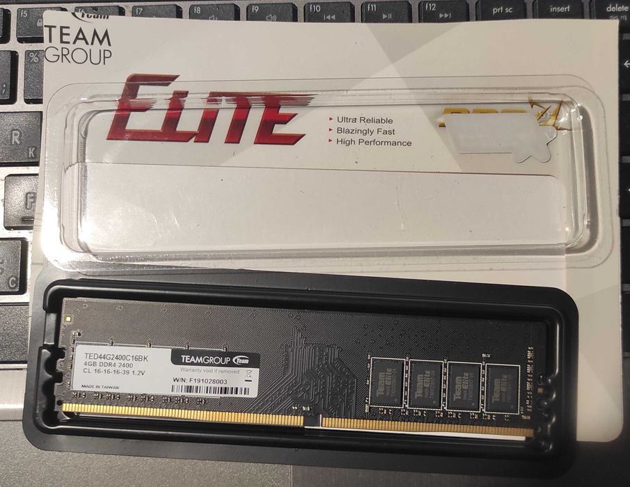 Оперативна памʼять ddr3
Оперативна памʼять TeamGroup DDR 400  4Gb