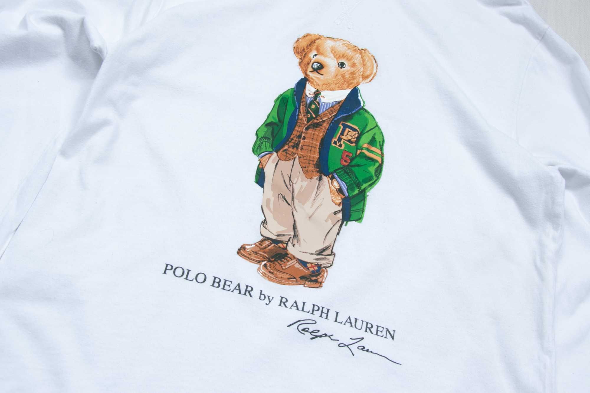 Longsleeve z kapturem Ralph Lauren Polo Bear XS