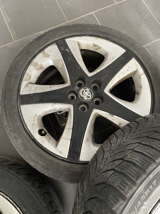 Toyota Prius IV 215 45 R 17 5x100 Komplet Kół Alu Zima Czujniki TPMS