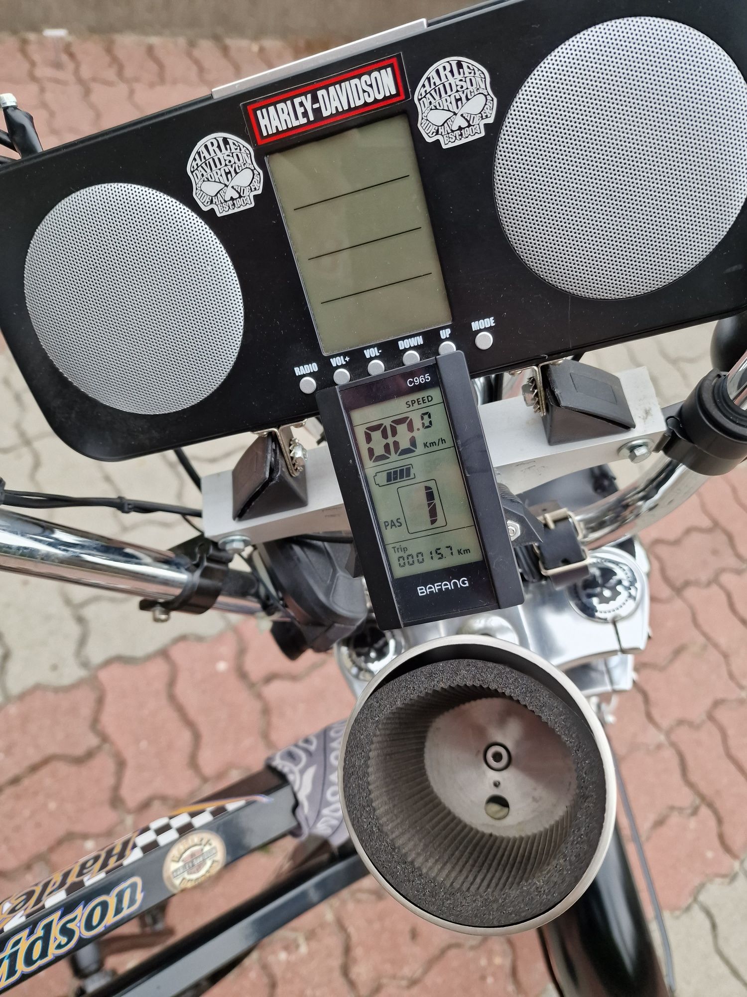 Rower elektryczny Typu Harley