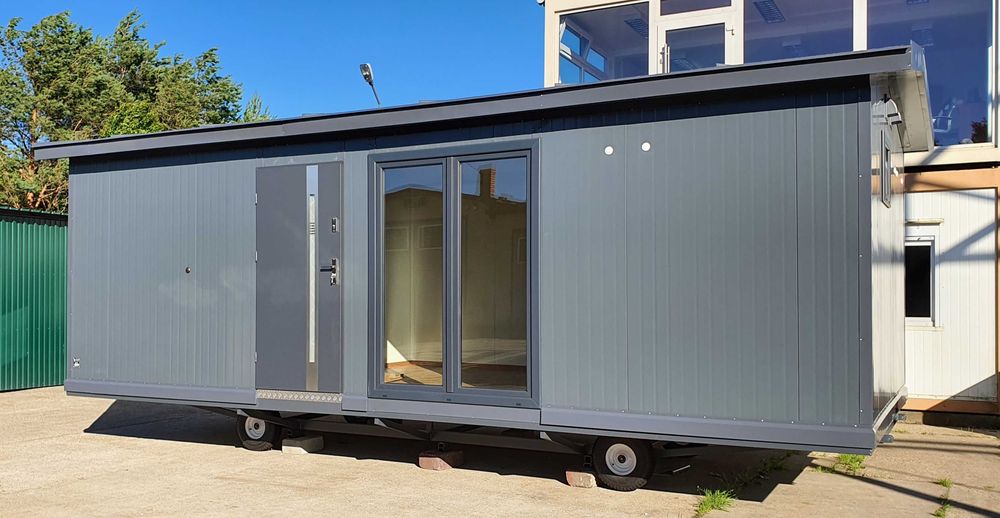 Kontener mieszkalny całoroczny, Domek mobilny, Domek na działkę 27 m 2