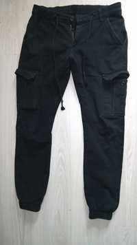 Джинсы мужские стрейчевые черные с карманами по бокам стрейч Размер 32