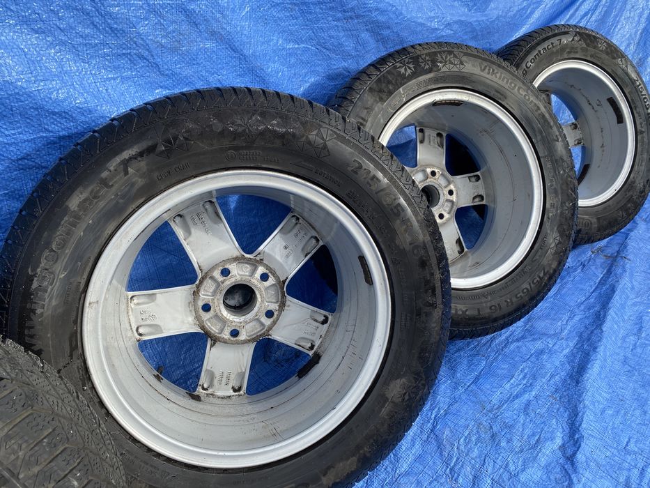 KOMPLET KÓŁ VW Tiguan Sharan 215/65 R16 ET 33 5x112 felgi aluminiowe