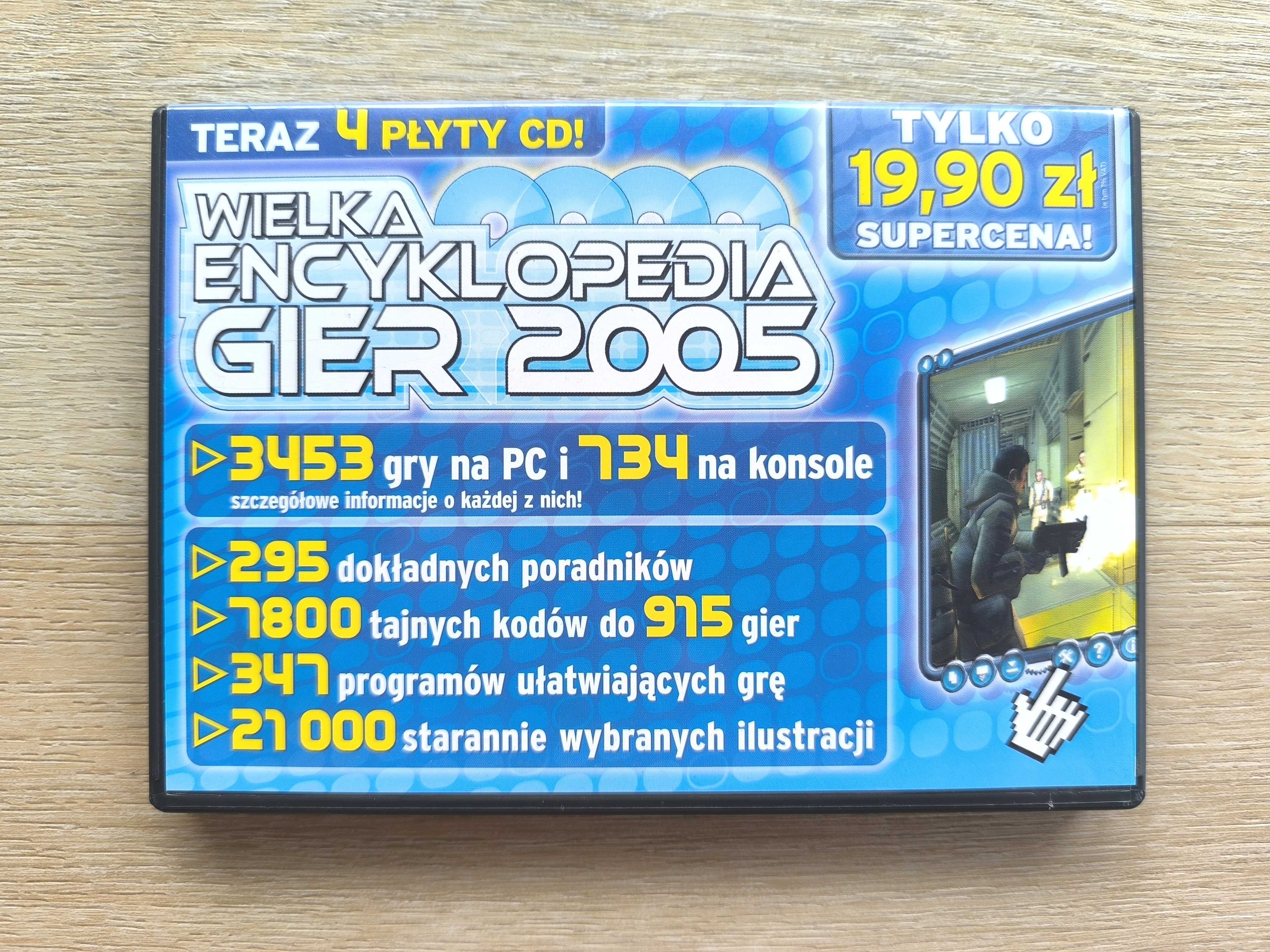 Wielka Encyklopedia Gier 2005 [PC] (POLSKA WERSJA) - 4xCD!