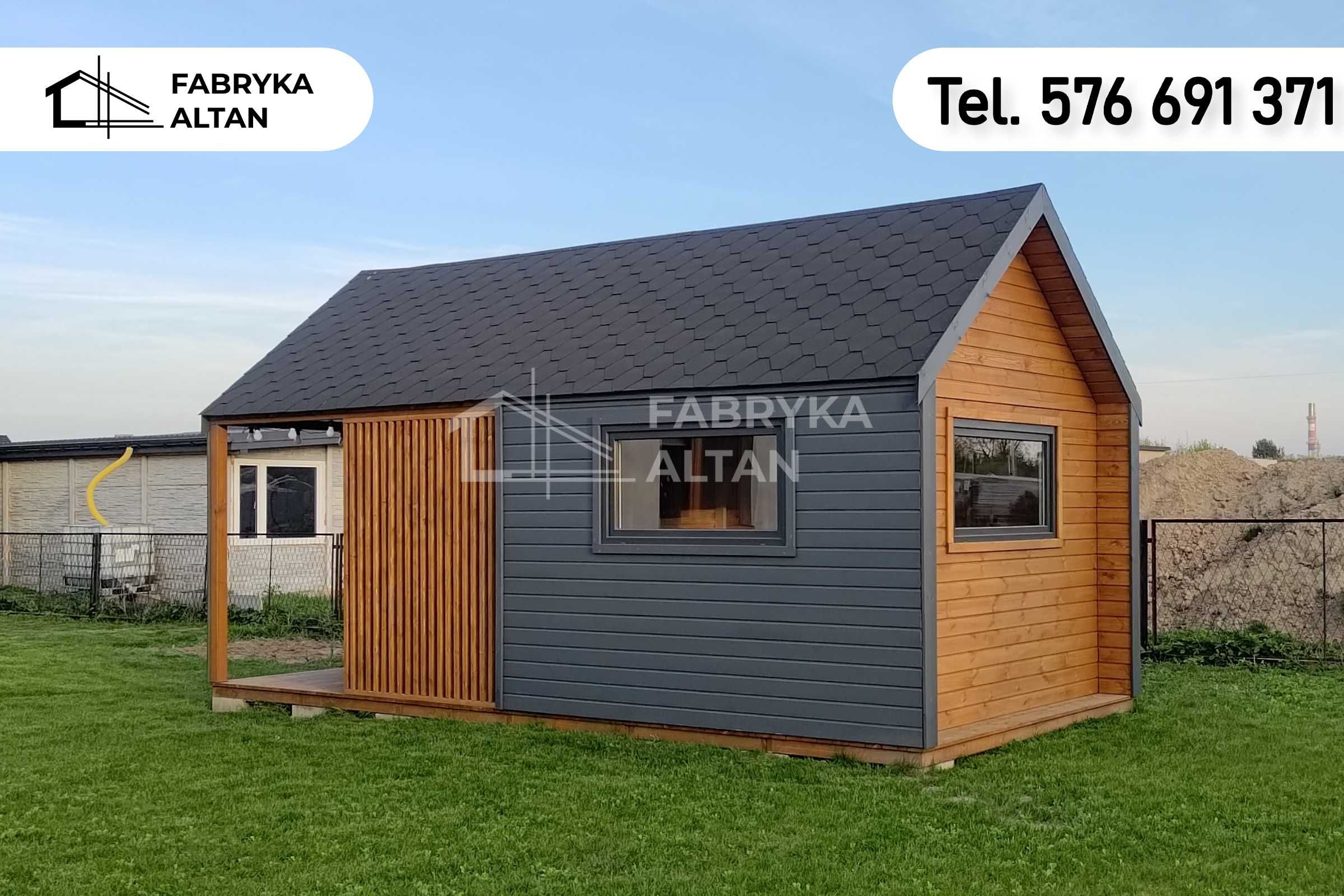Domek, drewniany, nowoczesny, stodoła, nowoczesna, domki, 3x6,5