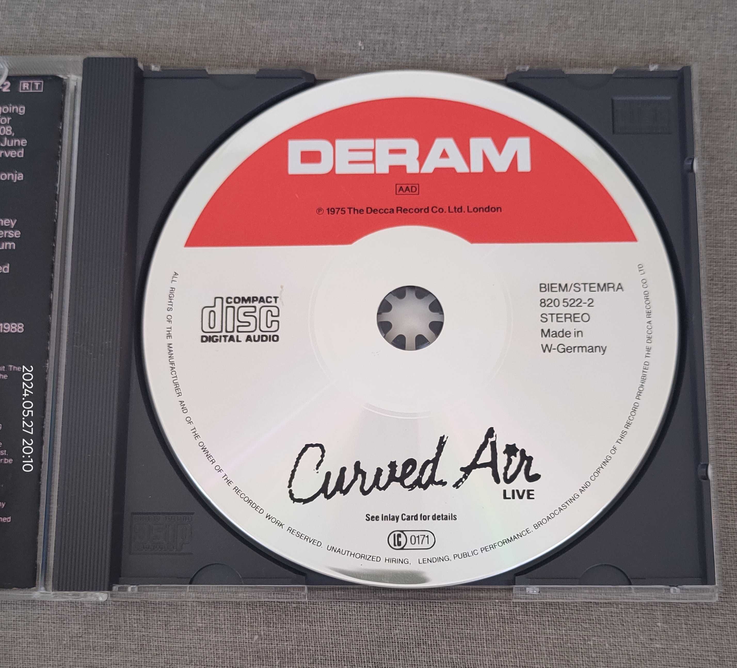 2 cd's Jimi Hendrix e Curved Air