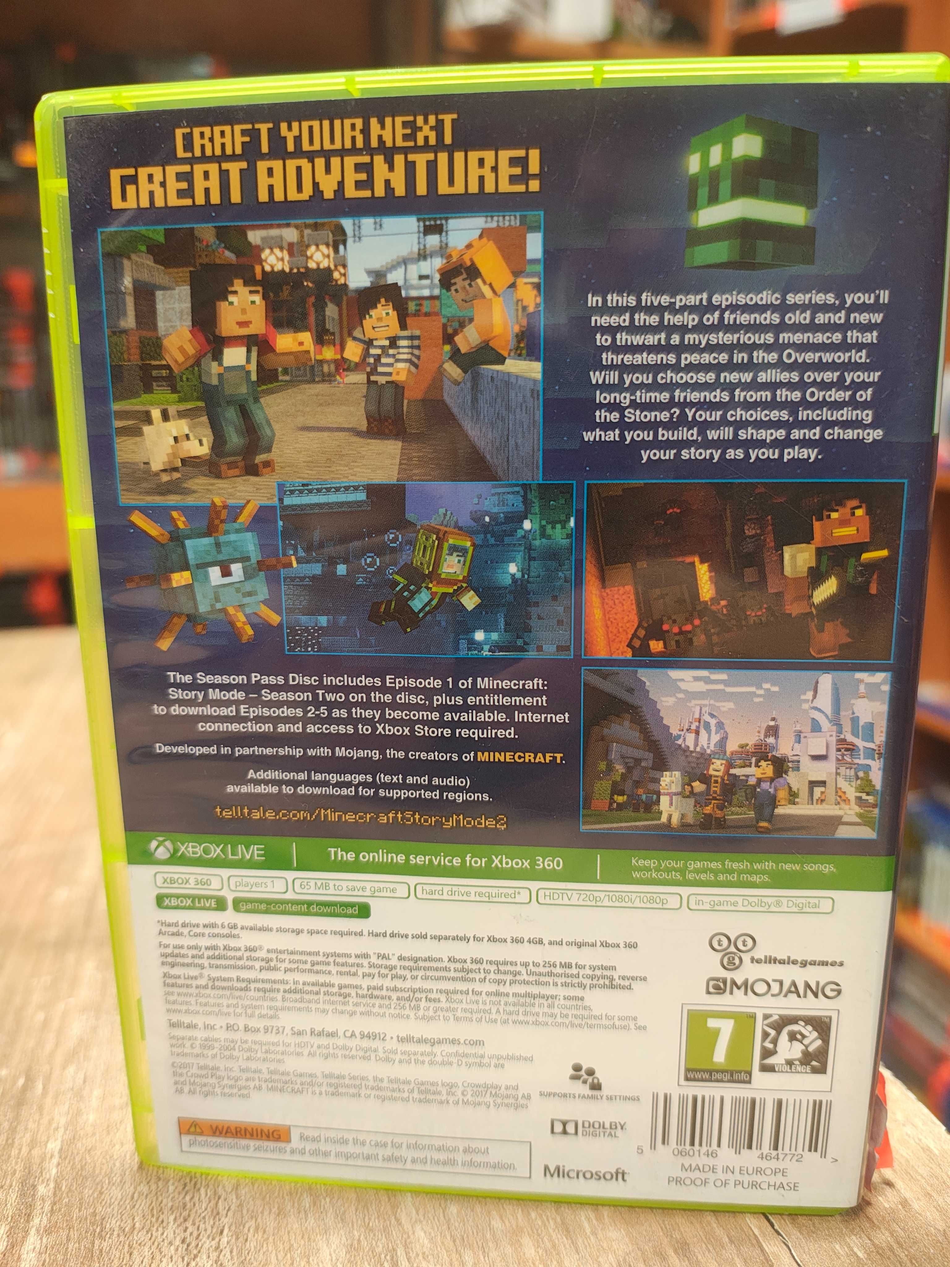 Minecraft: Story Mode - A Telltale Games Series - Season 2 XBOX 360