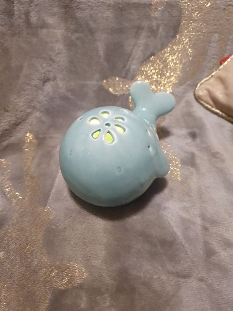 Ceramiczna lampka Led Delfin
