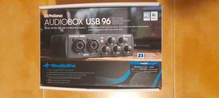 Placa de som Presonus audiobox usb96 com Studio One Artist