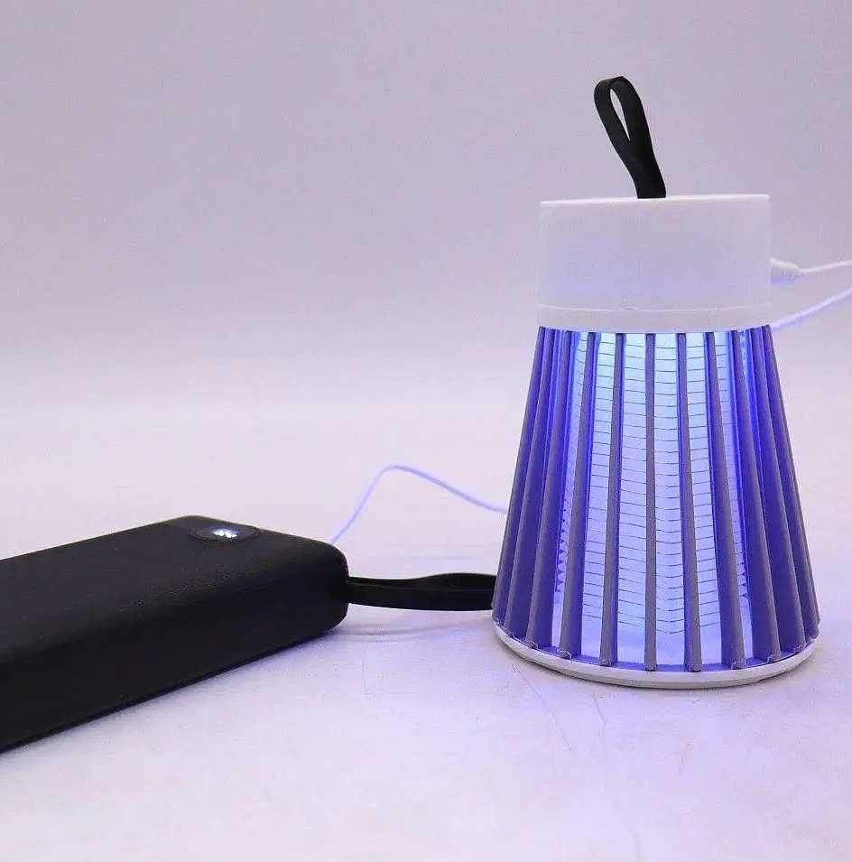 Антимоскитная лампа-ловушка, электрическая мухобойка от 5 вольт