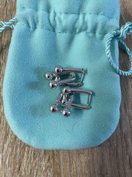 Сережки-звенья Tiffany&Сo HardWear люкс