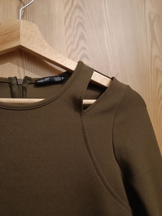 Bluzka z długim rękawem top Zara S