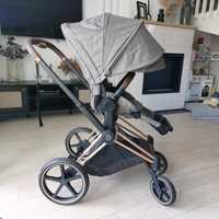 2 w 1 Cybex Priam 2.0  rose gold manhattan grey plus