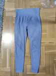 Bezszwowe legginsy Glamour melanż stalowy wysoki pas gym r. M j.nowe