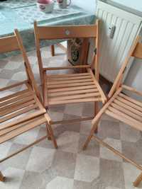 Krzesła TERJE IKEA zestaw 3 sztuk