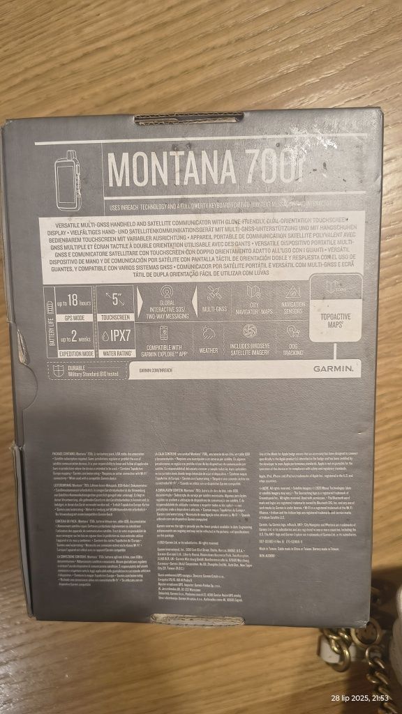Nowy Garmin Montana 700i +mapy
