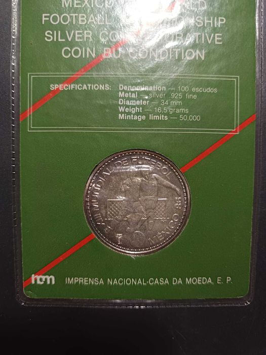 1986 – Prata BNC – Mundial de Futebol México