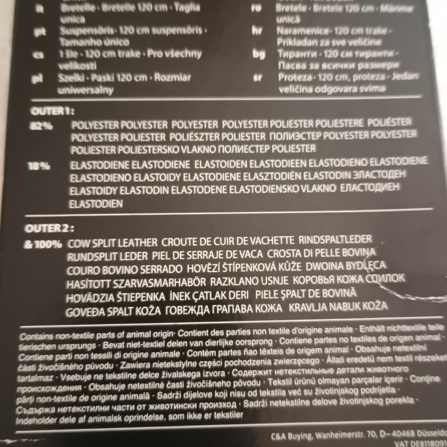 Szelki męskie ,nowe