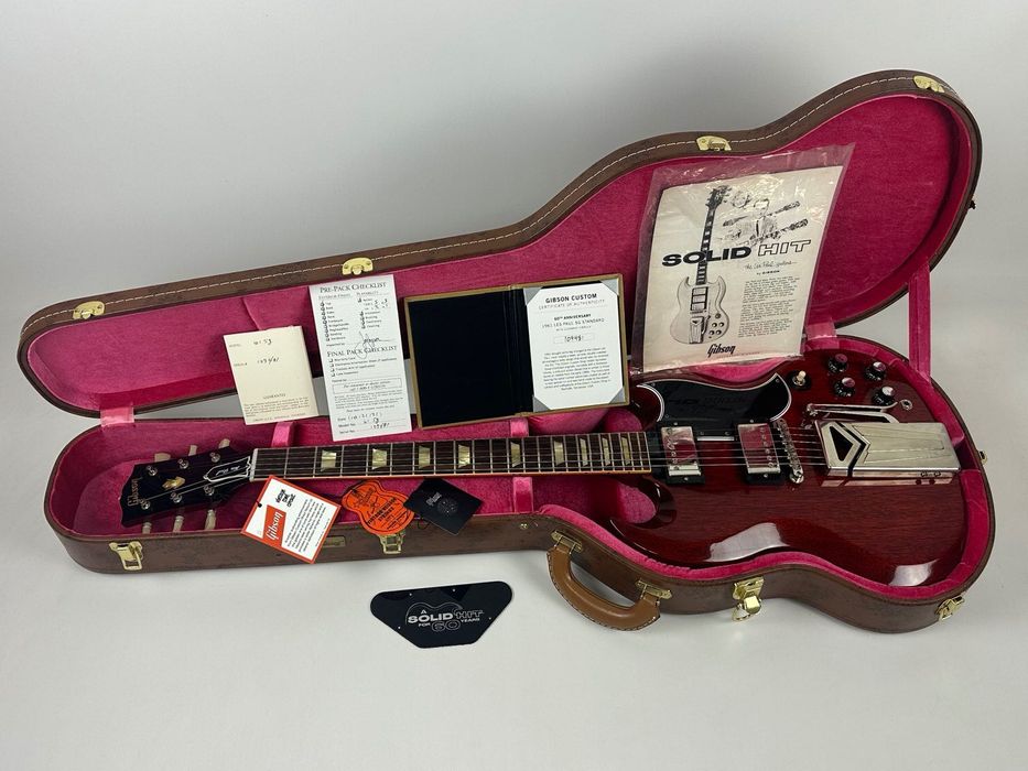 Gibson Custom Shop SG 60th Anniversary 1961 Sideways Vibro(mint,4600$)